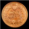 Image 3 : 1876 Indian Cent 1c Grades xf+