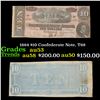 Image 1 : 1864 $10 Confederate Note, T68 Grades Select AU