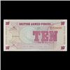 Image 5 : 3x Consecutive 1972 6th Series 2nd Issue British Armed Forces 10 New Pence Special Vouchers, All CU!