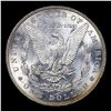 Image 3 : 1887-p Morgan Dollar Colorfully Toned $1 Grades Choice+ Unc