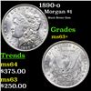 Image 1 : 1890-o Morgan Dollar $1 Grades Select+ Unc