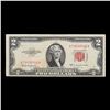 Image 2 : 1953C $2 Red Seal United States Note Key To The Series Fr-1512 Grades vf++