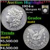 Image 1 : ***Auction Highlight*** 1904-s Morgan Dollar $1 Graded Select Unc BY USCG (fc)