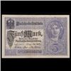 Image 2 : 1917-1918 Germany 5 Marks Banknote P# 56a, Rarer 7 Digit Serial Grades vf++