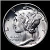 Image 2 : 1945-p Mercury Dime 10c Grades GEM+ Unc