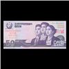 Image 2 : 2018 (2002 Issue) North Korea 50 Won Banknote P#?CS26A Grades Gem++ CU