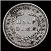 Image 3 : 1837 No Stars Small Date Seated Liberty Half Dime 1/2 10c Grades xf+