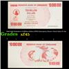 Image 1 : 2006-2008 Zimbabwe 10 Million Dollars (ZWN) Emergency Bearer Check Notes P# 55a Grades xf+