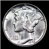 Image 2 : 1943-p Mercury Dime 10c Grades Choice Unc