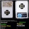 Image 1 : NGC Thrace, Mesambria c.2nd-1st Centuries BC AE20(6.53g) obv female head rv Athena advancing Graded 