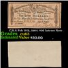 Image 1 : C.S.A Feb 17th, 1864. $30 Intrest Note Grades Select CU