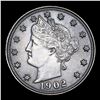 Image 2 : 1902 Liberty Nickel 5c Grades Select Unc