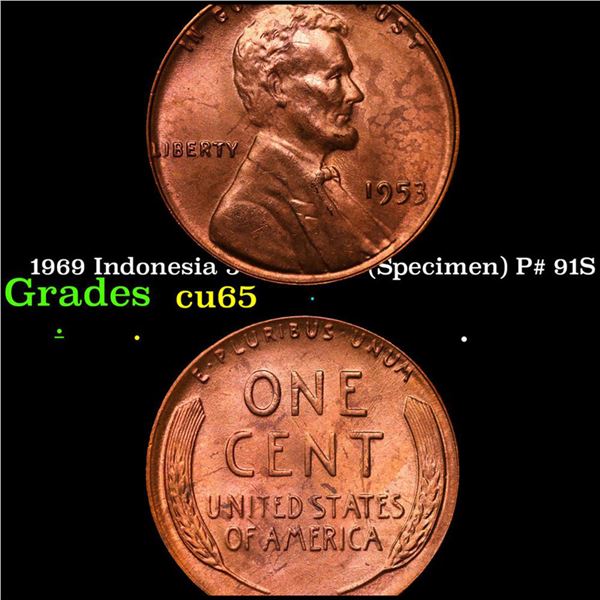 1953-p Lincoln Cent 1c Grades Choice+ Unc RD
