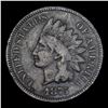Image 2 : 1875 Indian Cent 1c Grades vf+