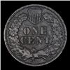 Image 3 : 1875 Indian Cent 1c Grades vf+