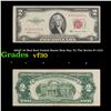 Image 1 : 1953C $2 Red Seal United States Note Key To The Series Fr-1512 Grades vf++