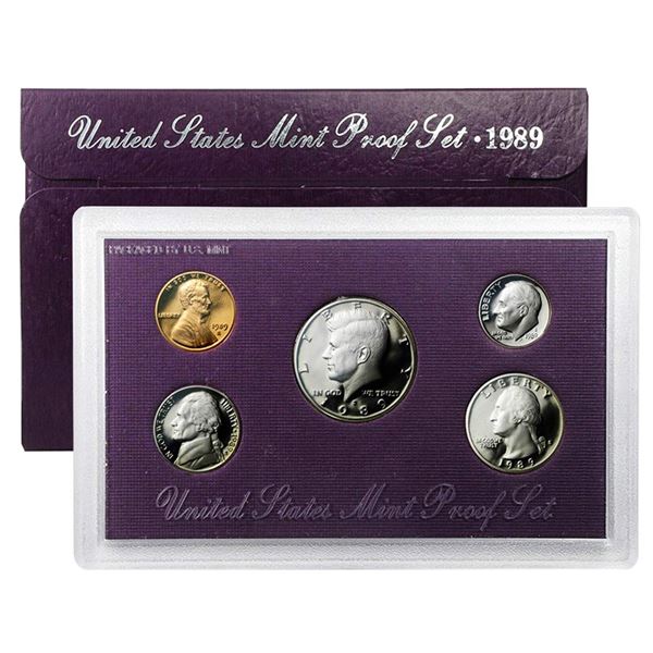 1989 United States Proof Set, 5 Coins Inside!!