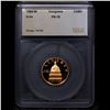 Image 2 : Proof 1989-w Congress Gold Commemorative $5 Graded pr70 dcam By SEGS