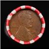 Image 2 : Mixed small cents 1c orig shotgun roll, 1913-p Lincoln Cent, Wheat Cent other end, Brinks Wrapper.