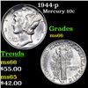 Image 1 : 1944-p Mercury Dime 10c Grades GEM+ Unc