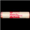 Image 4 : Shotgun Lincoln 1c roll, 1980-p 50 pcs Merchants Bank Wrapper.