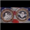 Image 1 : Limited Edition .999 Silver $10 Las Vegas Gaming Token Millenium Collectors Series Boulder Station