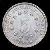 Image 3 : Proof 1883 Shield Nickel 5c Graded pr64 By SEGS