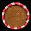Image 3 : Mixed small cents 1c orig shotgun roll, 1917-s Lincoln Cent,Wheat Cent other end, Brinks Wrapper.