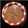 Image 2 : Mixed small cents 1c orig shotgun roll, 1919-d Lincoln Cent, Wheat Cent other end, Brinks Wrapper.