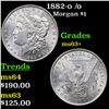 Image 1 : 1882-o/o Morgan Dollar $1 Grades Select+ Unc