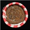 Image 3 : Mixed small cents 1c orig shotgun roll, 1929-p Lincoln Cent,Wheat Cent other end, Brinks Wrapper.
