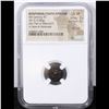 Image 2 : NGC Bosporus, Panticapaeum 4th Century BC AE13(2.80g) obv Pan or Silenus rv bow in bowcase Graded Ch