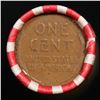 Image 3 : Mixed small cents 1c orig shotgun roll, Wheat Cent, 1892 Indian Cent other end, Brinks Wrapper.