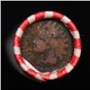Image 2 : Mixed small cents 1c orig shotgun roll, Wheat Cent, 1903 Indian Cent other end, Brinks Wrapper.