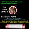 Image 1 : Shotgun Lincoln 1c roll, 2009-d Birth 50 pcs Bank Wrapper.