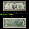 Image 1 : 1976 $2 Green Seal Federal Reserve Note Grades Choice AU/BU Slider