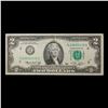 Image 2 : 1976 $2 Green Seal Federal Reserve Note Grades Choice AU/BU Slider