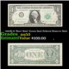 Image 1 : 1963B $1 'Barr Note' Green Seal Federal Reserve Note Grades Select AU