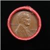 Image 2 : Mixed small cents 1c orig shotgun roll, 1952-p Lincoln Cent,Wheat Cent other end, Nathan's Brandt Wr
