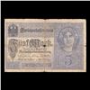 Image 2 : 1917-1918 Germany 5 Marks Banknote P# 56a Grades f+