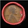 Image 2 : Mixed small cents 1c orig shotgun roll, 1918-d Lincoln Cent, Wheat Cent other end, Nathan's Brandt W