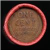 Image 3 : Mixed small cents 1c orig shotgun roll, 1918-d Lincoln Cent, Wheat Cent other end, Nathan's Brandt W