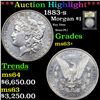 Image 1 : ***Auction Highlight*** 1883-s Morgan Dollar $1 Graded Select+ Unc BY USCG (fc)