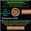 Image 1 : New Consignee This Auction Only!!! Shotgun Lincoln 1c roll, Unknown 50 pcs Philadelphia National Ban