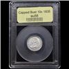 Image 4 : ***Auction Highlight*** 1835 Capped Bust Dime 10c Graded Choice AU/BU Slider BY USCG (fc)