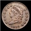 Image 2 : ***Auction Highlight*** 1812 Large Date Classic Head Large Cent 1c Graded au53 By SEGS (fc)