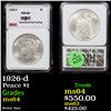 Image 1 : 1926-d Peace Dollar $1 Graded ms64 By RNG