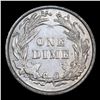 Image 3 : 1897-p Barber Dime 10c Grades Choice AU