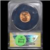 Image 3 : ANACS 1958-d Lincoln Cent 1c Graded ms66 rd By ANACS