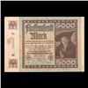 Image 2 : 1922 Germany (Weimar Republic) 5000 Marks Post-WWI Hyperinflation Banknote P# 81a Grades vf++